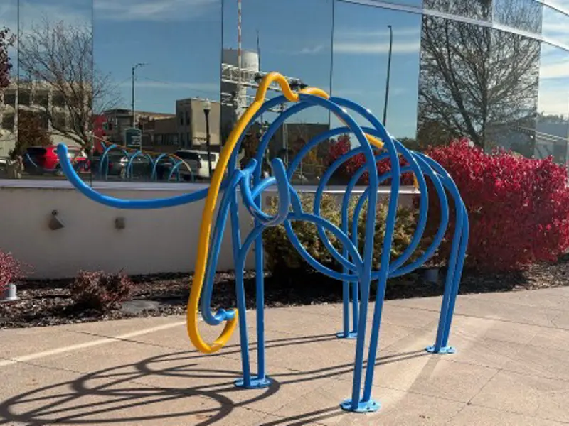 Mammoth Bike Rack Brings History and Fun to Museum Park | CHC Foundation